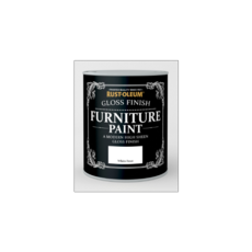 RUST-OLEUM GLOSS FURNITURE PAINT WHITE FROST 750ML