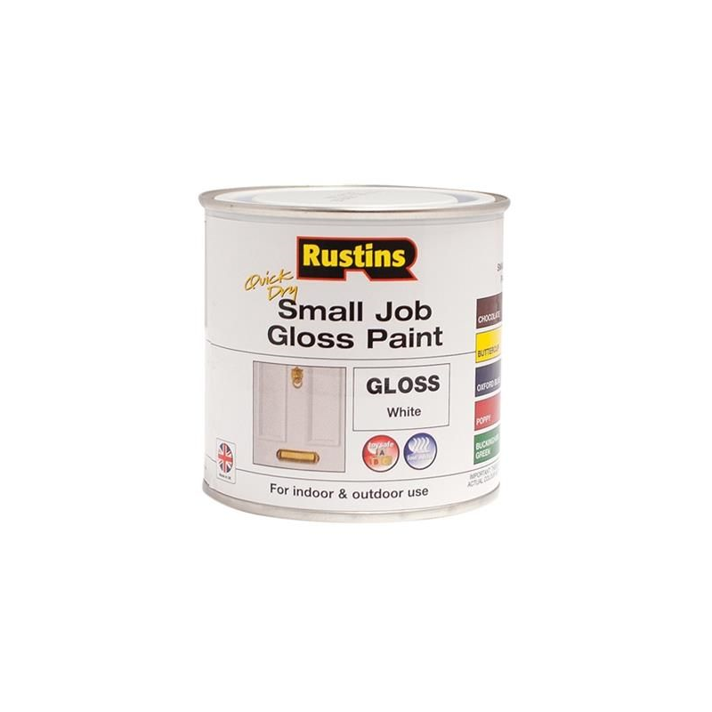 RUSTINS QD SMALL JOB OXFORD BLUE 250ML SATIN Winterstoke Decorators