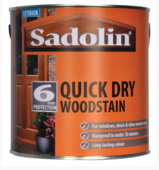 SADOLIN QUICK DRY WOODSTAIN JACOBEAN WALNUT  2.5 LITRES