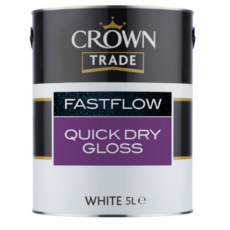 CROWN TRADE FASTFLOW GLOSS WHITE LITRE