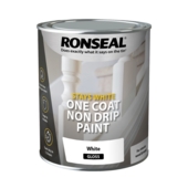 RONSEAL Stays White One Coat Trim Paint White Gloss 750ml