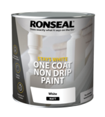 RONSEAL Stays White One Coat Trim Paint White Matt 2.5ltr