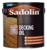 SADOLIN DECKING OIL CLEAR 2.5LITRE