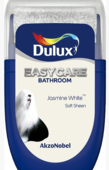 DULUX EASYCARE BATHROOM SOFT SHEEN TESTER JASMINE WHITE 30M