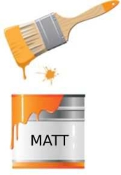 Matt emulsion