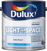 DULUX LIGHT & SPACE MATT COTTON BREEZE 2.5L