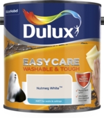 DULUX EASYCARE WASHABLE & TOUGH MATT NUTMEG WHITE 2.5L