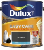 DULUX EASYCARE WASHABLE & TOUGH MATT RICH BLACK 2.5L
