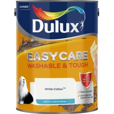 DULUX EASYCARE W&T MATT WHITE COTTON 5L