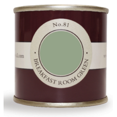 FARROW & BALL TESTER BREAKFAST ROOM GREEN NO. 81 100MLS