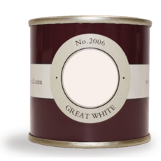 FARROW & BALL TESTER GREAT WHITE NO. 2006 100MLS