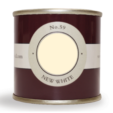 FARROW & BALL TESTER NEW WHITE NO. 59 100MLS