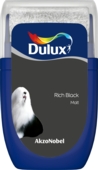 DULUX COLOUR TESTER RICH BLACK 30ML