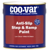 COO-VAR ANTI-SLIP STEP & RAMP PAINT  BLACK LITRE