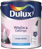 DULUX RETAIL VINYL MATT VIOLET WHITE 2.5LITRE