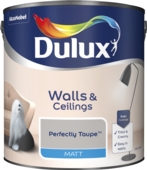 DULUX RETAIL MATT PERFECTLY TAUPE 2.5LITRE