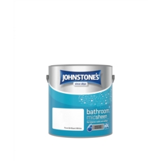 JOHNSTONE'S BATHROOM PAINT PURE BRILLIANT WHITE 2.5L