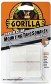 GORILLA MOUNTING TAPE SQUARES CLEAR