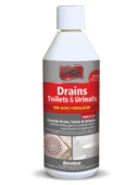 KNOCK OUT DRAINS, TOILETS & URINALS CLEANER 500MLS