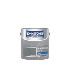 JOHNSTONE'S MATT WALLS & CEILINGS STEEL SMOKE 2.5 LTR