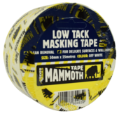 MAMMOTH LOW TACK MASKING TAPE 50mm x 25m