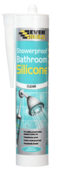 EVERBUILD SHOWERPROOF BATHROOM SILICONE CLEAR  C3