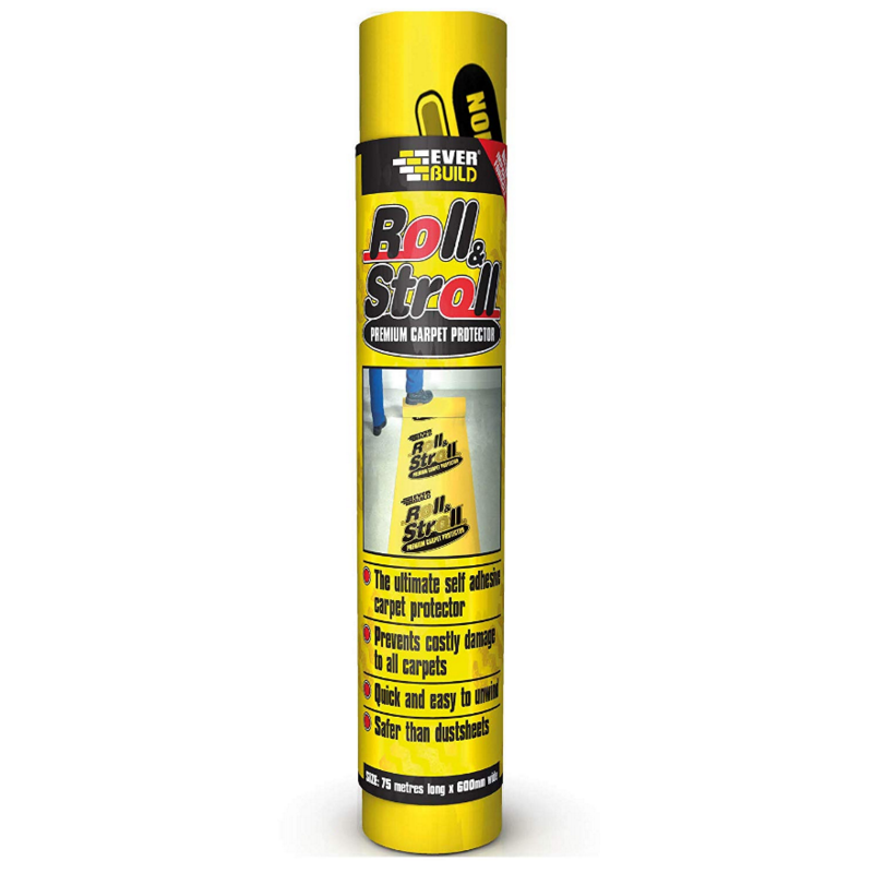 EVERBUILD ROLL & STROLL CARPET PROTECTOR 600mm x 25mt Winterstoke