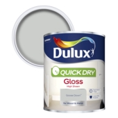 DULUX QUICK DRY GLOSS GOOSE DOWN 750ML