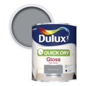 DULUX QUICK DRY GLOSS NATURAL SLATE 750ML