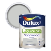 DULUX QUICK DRY SATINWOOD GOOSE DOWN 750ML