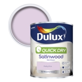 DULUX QUICK DRY SATINWOOD PRETTY PINK 750ML