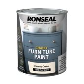 Ronseal Chalky Furniture Paint Country Cream 750mls