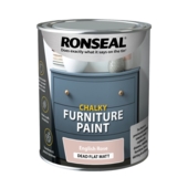 Ronseal Chalky Furniture Paint English Rose 750mls