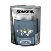 Ronseal Chalky Furniture Paint Midnight Blue 750mls