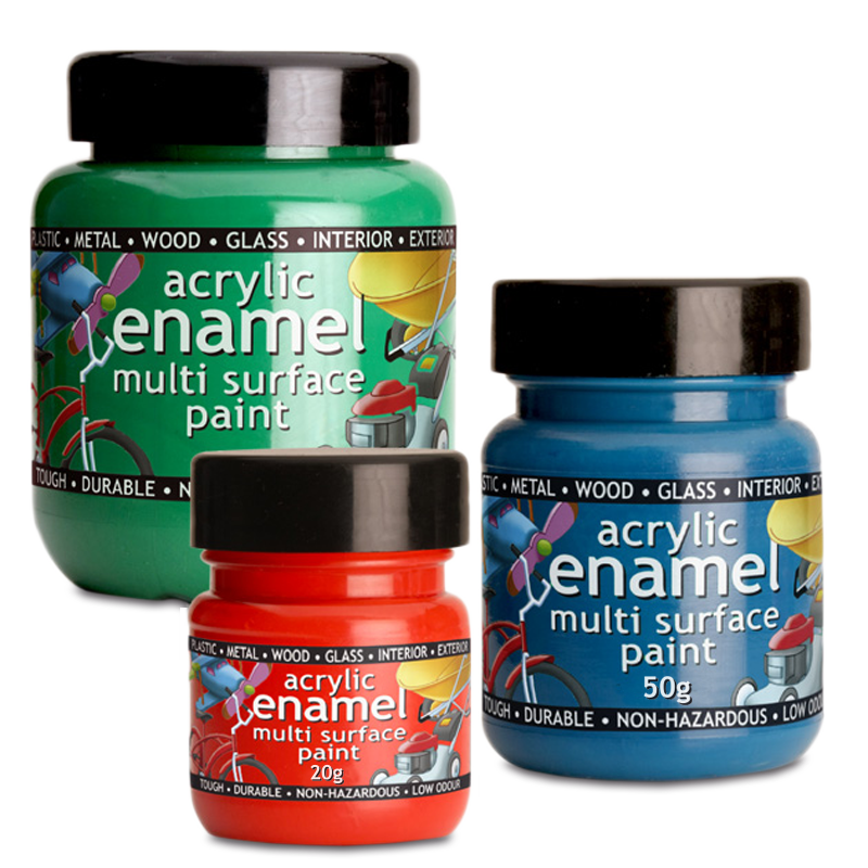 POLYVINE ACRYLIC ENAMEL WHITE GLOSS (35) 20ML Winterstoke Decorators