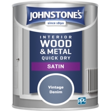 JOHNSTONE'S QUICK DRY SATIN VINTAGE DENIM 750ML