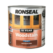 RONSEAL 10 YEAR WOODSTAIN SATIN ANTIQUE PINE 750ML