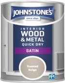 JOHNSTONE'S QUICK DRY SATIN TOASTED BEIGE 750ML
