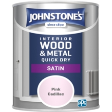 JOHNSTONE'S QUICK DRY SATIN PINK CADILLAC 750ML
