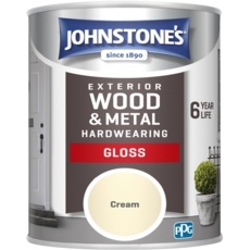 JOHNSTONE'S EXTERIOR  GLOSS CREAM 750ML