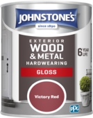 JOHNSTONE'S EXTERIOR  GLOSS VICTORY RED 750ML