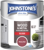 JOHNSTONE'S EXTERIOR  GLOSS VICTORY RED 2.5L