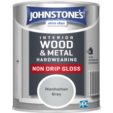 JOHNSTONE'S  NON DRIP GLOSS MANHATTAN GREY 750ML
