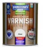 Johnstone's Indoor Wood Varnish Clear Gloss 750ml
