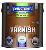 Johnstone's Indoor Wood Varnish Clear Satin 250ml