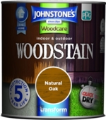 Johnstone's Indoor & Outdoor Woodstain Natural Oak 750ml