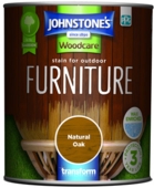Johnstone's Indoor & Outdoor Woodstain Natural Oak 250ml