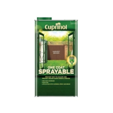 CUPRINOL ONE COAT SPRAYABLE HARVEST BROWN 5L