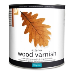 POLYVINE EXTERIOR WOOD VARNISH DEAD FLAT 2.5L