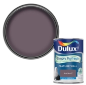 DULUX REFRESH ONE COAT FEATURE WALL ACAI BERRY 1.25L